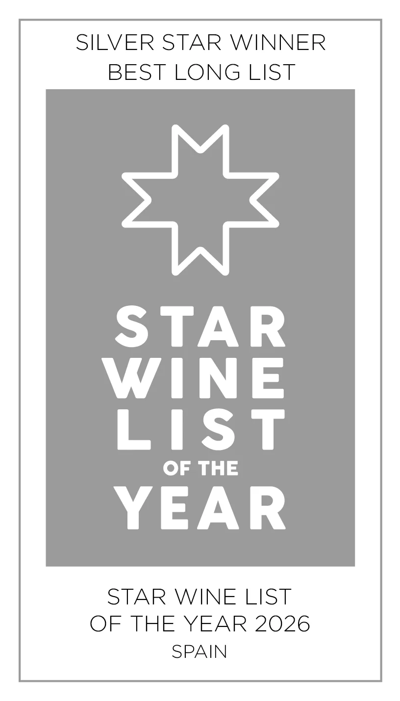 Restaurante Bar FM Granada ganador Silver Star Wine List 2026 a la Mejor Carta de Vinos Larga en España