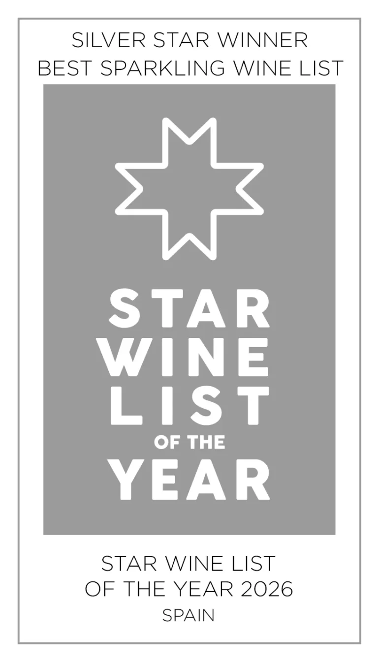 Bar FM Granada ganador Silver Star Wine List 2026 a la Mejor Carta de Vinos Espumosos en España